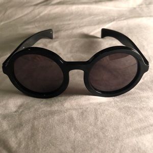 Jil Sander Round Sunglasses
